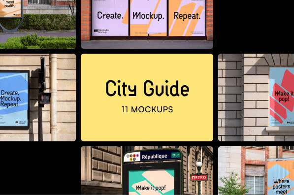 Miniature de la collection de mockups City Guide