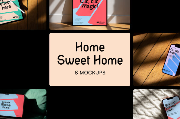 Miniature de la collection de mockups Home Sweet Home